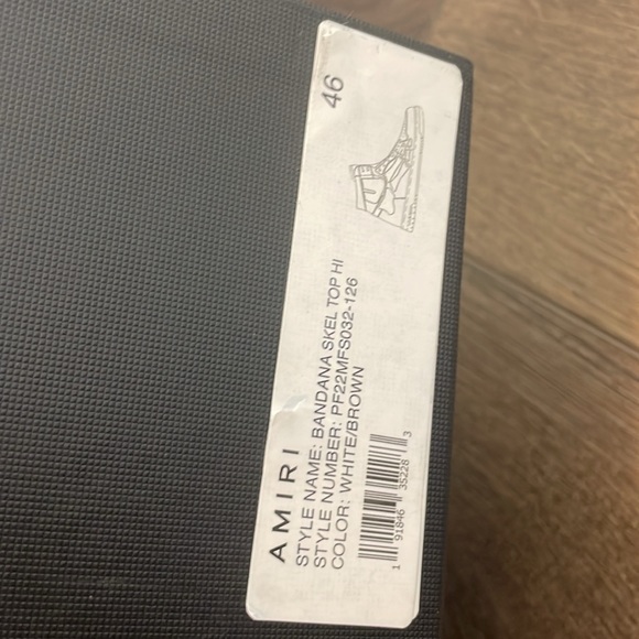 AMIRI size 13 skel top high - Picture 11 of 12
